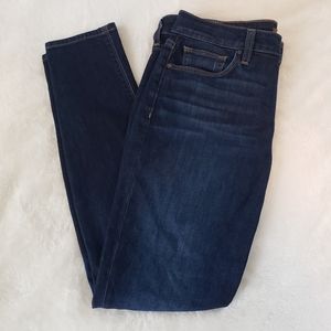 Joe's 29" dark wash mid-rise skinny jeans
